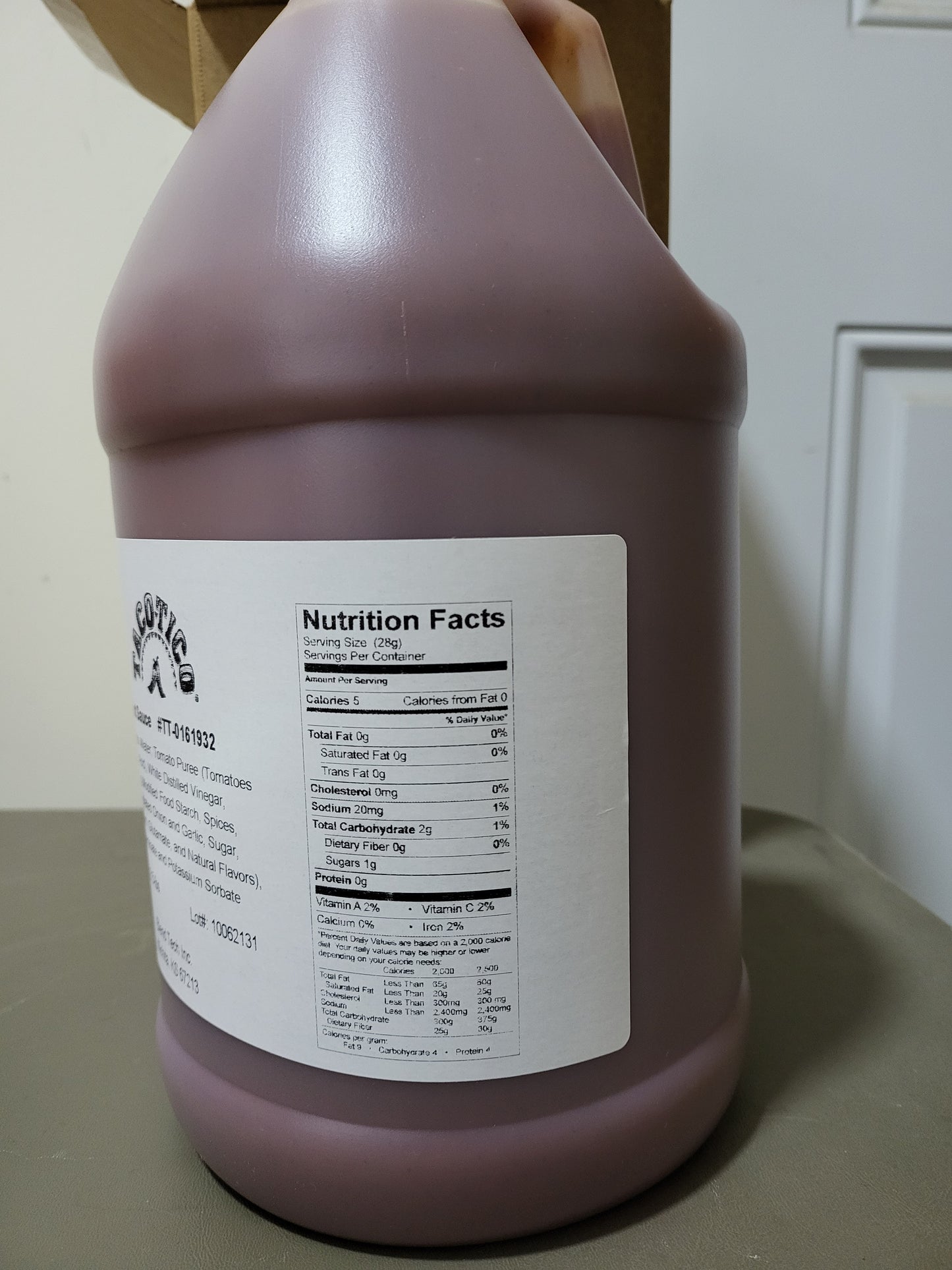 1 Gallon Taco Tico Sauce
